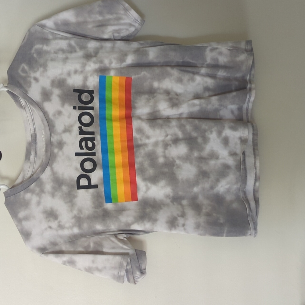 Junior polaroid crop tee